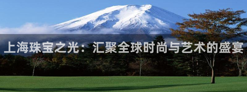 开丰娱乐注册：上海珠宝之光：汇聚全球时尚与艺术的盛宴