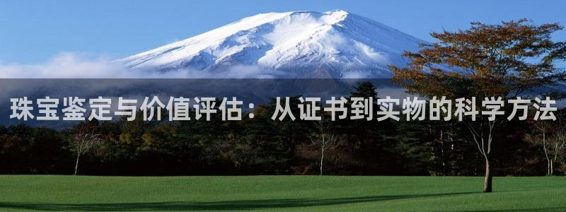 开丰娱乐平台登录网址：珠宝鉴定与价值评估：从证书到实物的科学方法