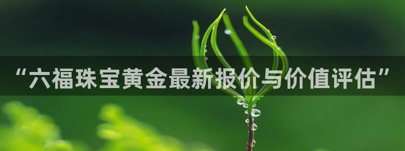 开丰娱乐若七九九：“六福珠宝黄金最新报价与价值评估”