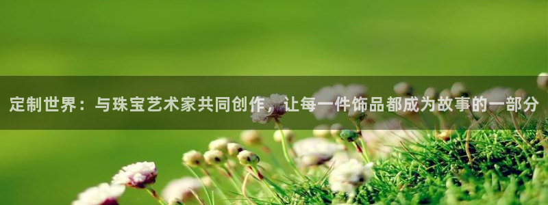 开丰娱乐登入地址是什么：定制世界：与珠宝艺术家共同创作，让每一件饰品都成为故事的